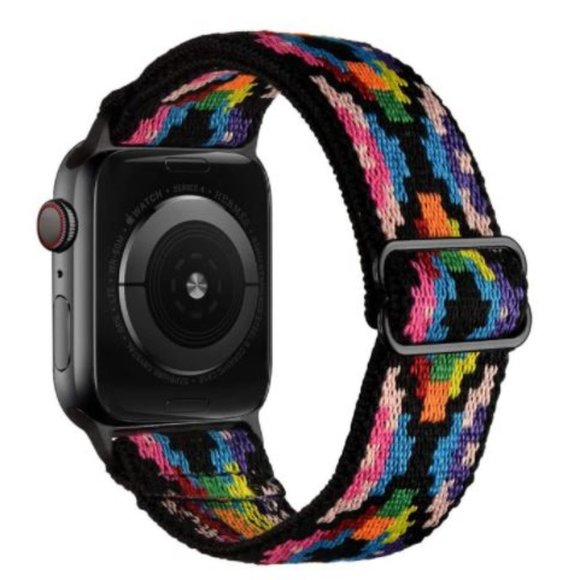 NEW[BAND] Nylon Adjustable Strap For Apple Watch J - Picture 1 of 4